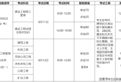 二級建造師考試科目安排時間二級建造師考試科目安排