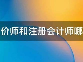 注冊造價師和注冊會計師哪個賺錢