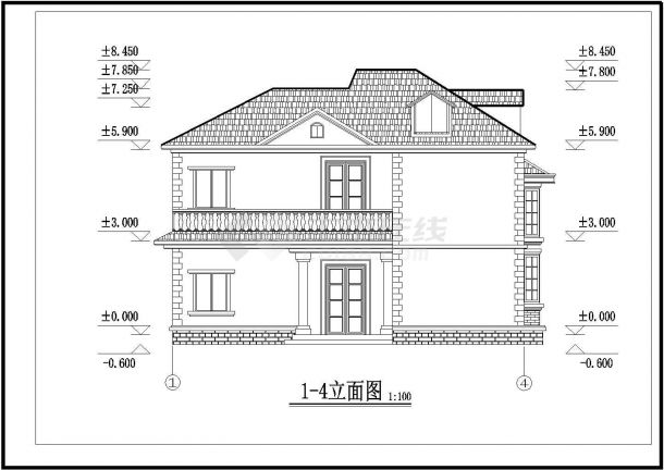 獨(dú)棟別墅圖紙,獨(dú)棟別墅施工圖  第2張