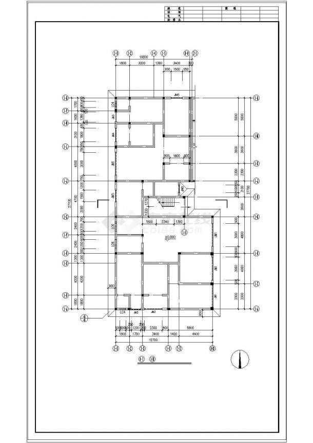 建筑平面圖的識(shí)圖方法建筑平面圖  第2張