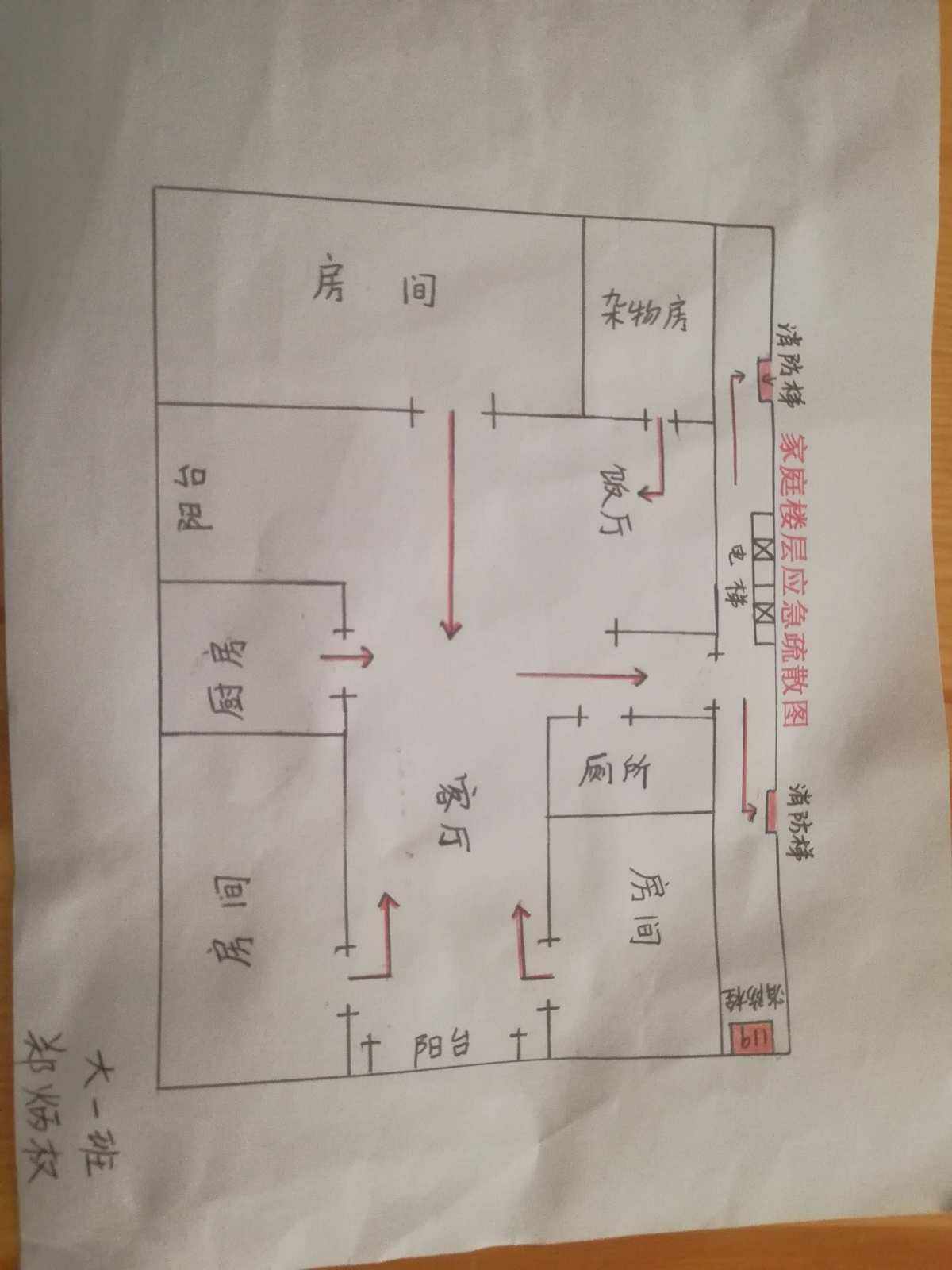 疏散平面圖應(yīng)急疏散平面圖  第2張