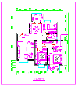 室內(nèi)裝修圖紙施工圖室內(nèi)裝修圖紙  第2張