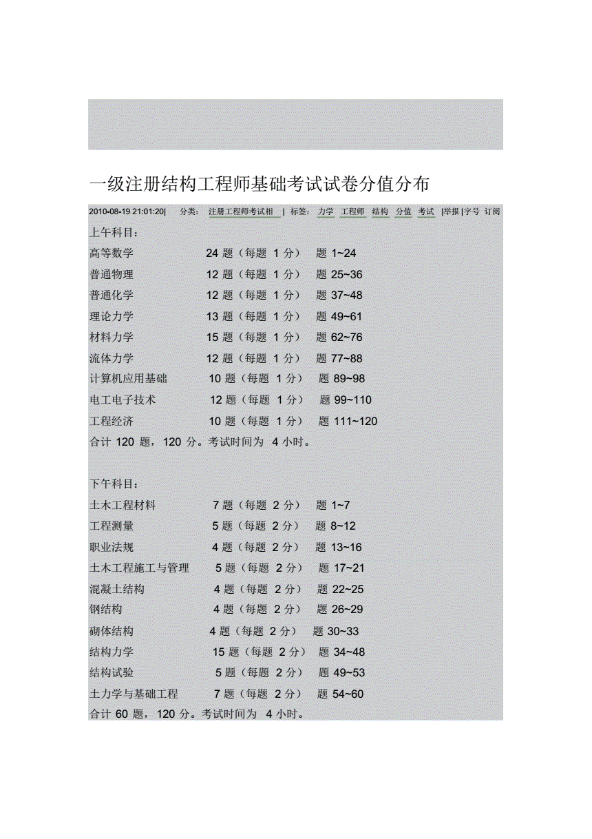 結(jié)構(gòu)工程師證考試內(nèi)容,結(jié)構(gòu)工程師考試資格  第1張