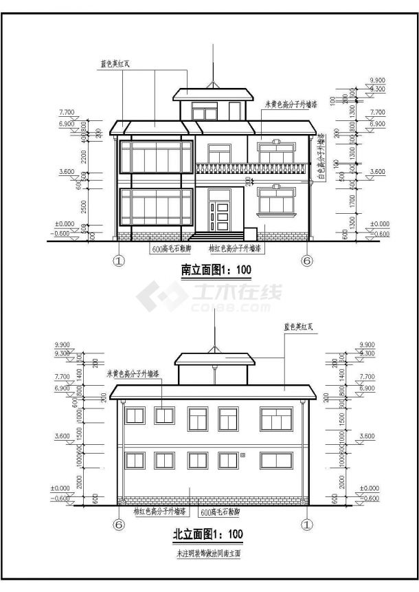 建筑圖紙符號大全圖解建筑圖紙  第2張