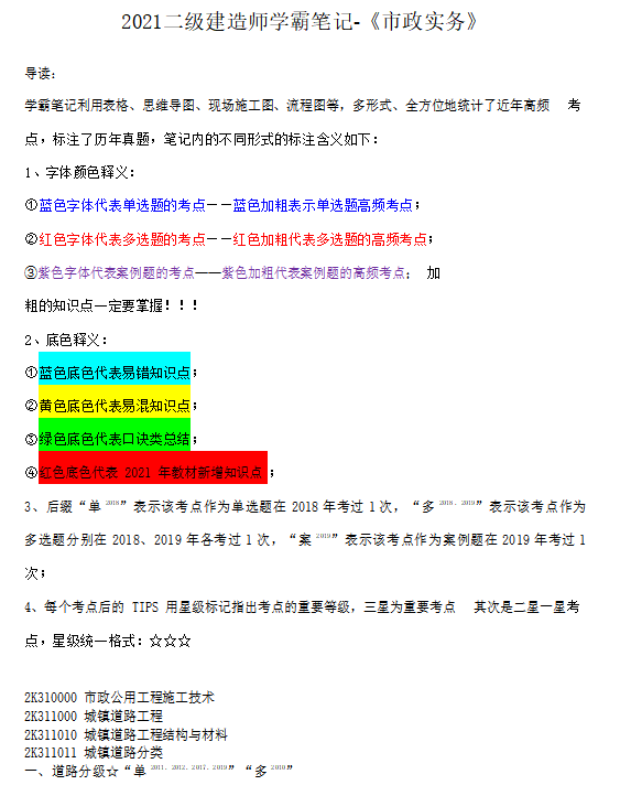 二級(jí)建造師市政資料百度云,二級(jí)建造師市政資料  第1張