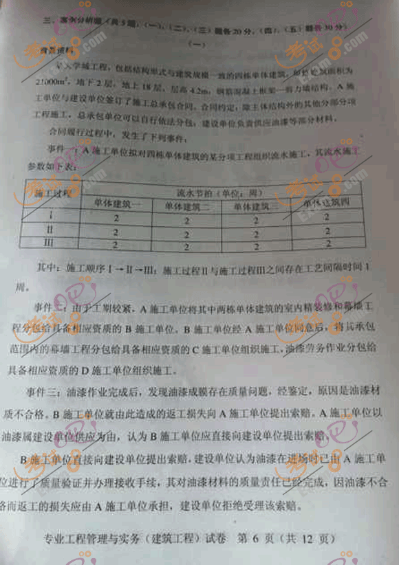 2016年一級(jí)建造師真題答案2016年一級(jí)建造師真題  第2張