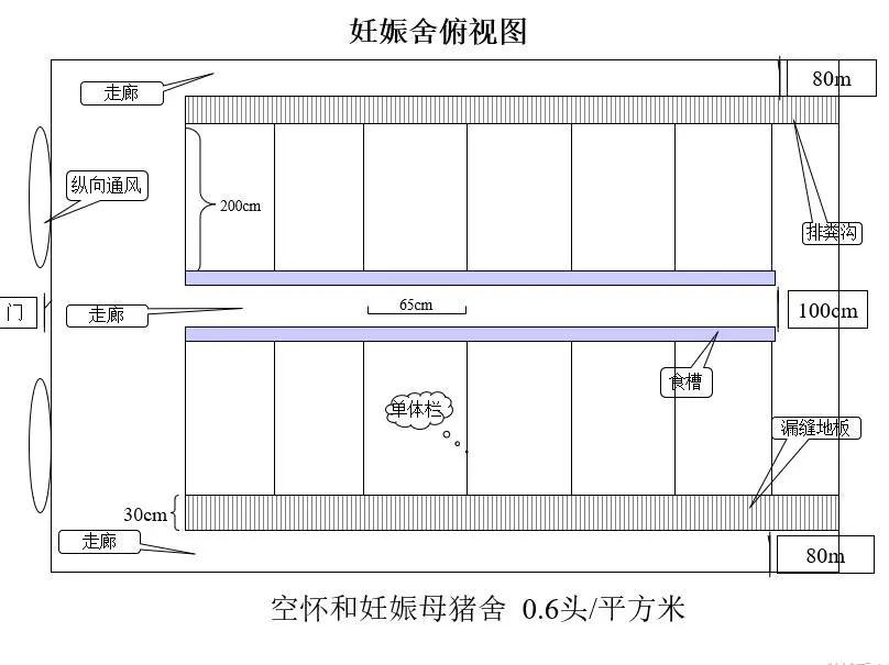 水泡糞豬舍設(shè)計(jì)圖,豬舍設(shè)計(jì)圖  第1張