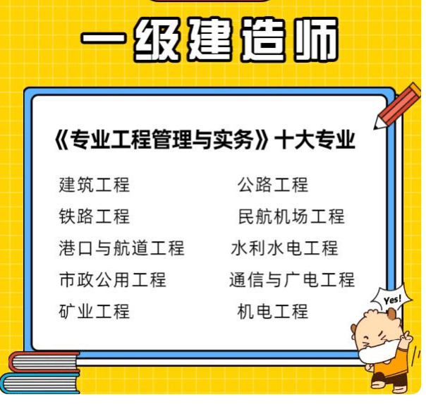 市政專業(yè)一級建造師考試科目市政專業(yè)一級建造師考試科目是什么  第1張